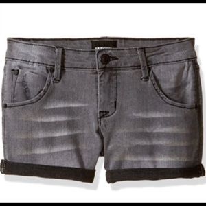 NWT! Hudson Kids Roll Cuff Short Short Black 14/16